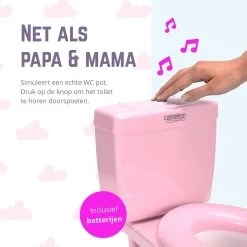 Casteleyn - Toilet Trainer - WC Potje - Plaspotje - Kinder Toilet - Met Geluid - Tot 21KG - Roze -Babyartikelen Winkel 1200x1200 1541