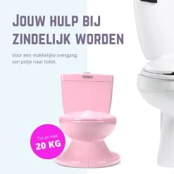 Casteleyn - Toilet Trainer - WC Potje - Plaspotje - Kinder Toilet - Met Geluid - Tot 21KG - Roze -Babyartikelen Winkel 1200x1200 1546