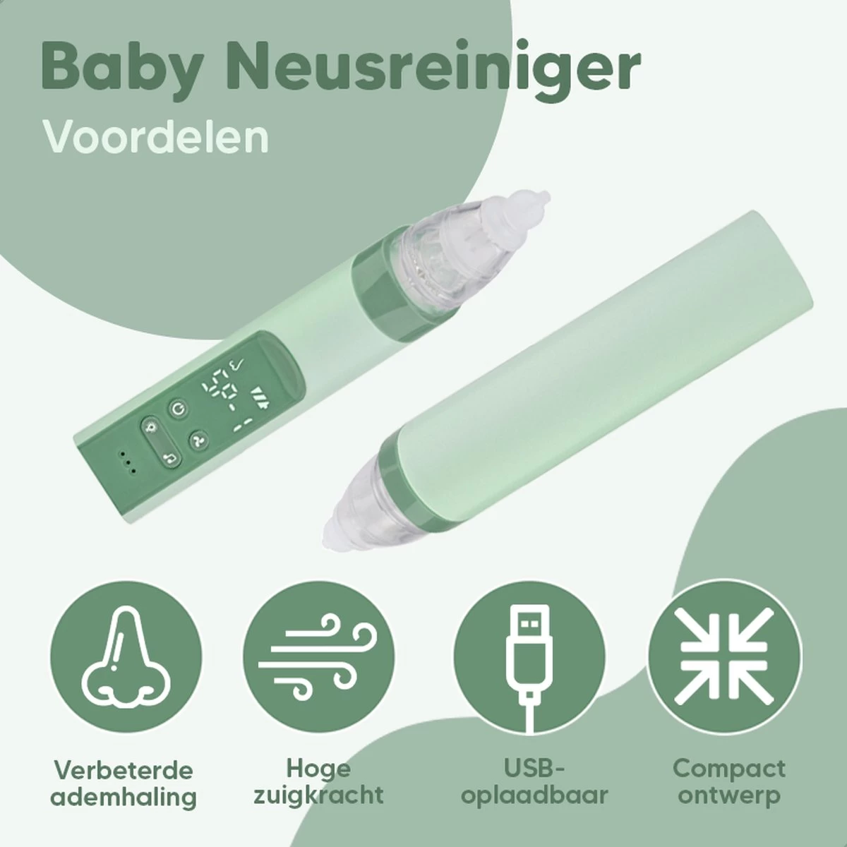 Hunnybunny® Elektrische Neusreiniger Voor Baby’s Met Muziek En Licht – Neuspeer - Aspirator - Neuszuiger - USB-compatibel 4 Hunnybunny® Elektrische Neusreiniger Voor Baby’s Met Muziek En Licht – Neuspeer - Aspirator - Neuszuiger - USB-compatibel - Afbeelding 4