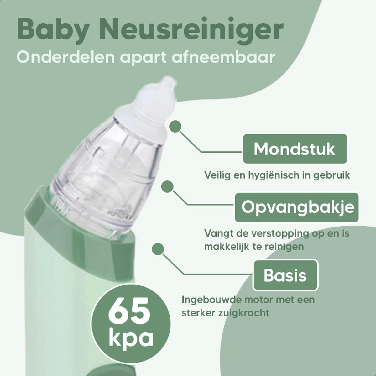Hunnybunny® Elektrische Neusreiniger Voor Baby’s Met Muziek En Licht – Neuspeer - Aspirator - Neuszuiger - USB-compatibel 5 Hunnybunny® Elektrische Neusreiniger Voor Baby’s Met Muziek En Licht – Neuspeer - Aspirator - Neuszuiger - USB-compatibel - Afbeelding 5