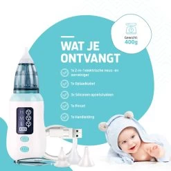 Hoy En Dia® Neusreiniger Baby Snoetenpoetsers - Neuspeer Met USB - Elektrische Neuszuiger En Oorreiniger -Babyartikelen Winkel 1200x1200 1661