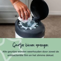Tommee Tippee Simplee Sangenic Luieremmer, Milieuvriendelijker Systeem, Inclusief 6 Navulcassettes Met Duurzaam Geproduceerde Antibacteriële GREENFILM, Grijs -Babyartikelen Winkel 1200x1200 1794