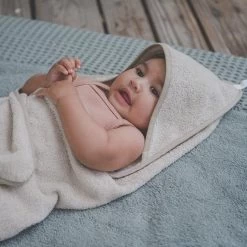 Koeka Baby Badcape Dijon Daily - 100x100cm - Zand -Babyartikelen Winkel 1200x1200 1814