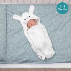 Navaris Badcape Met Capuchon Voor Baby - Set Met Badcape En Washandje - 100% Bamboe - Voor Baby's Van 0-12 Maanden - Oeko-tex Gecertificeerd - Schaap -Babyartikelen Winkel 1200x1200 1829