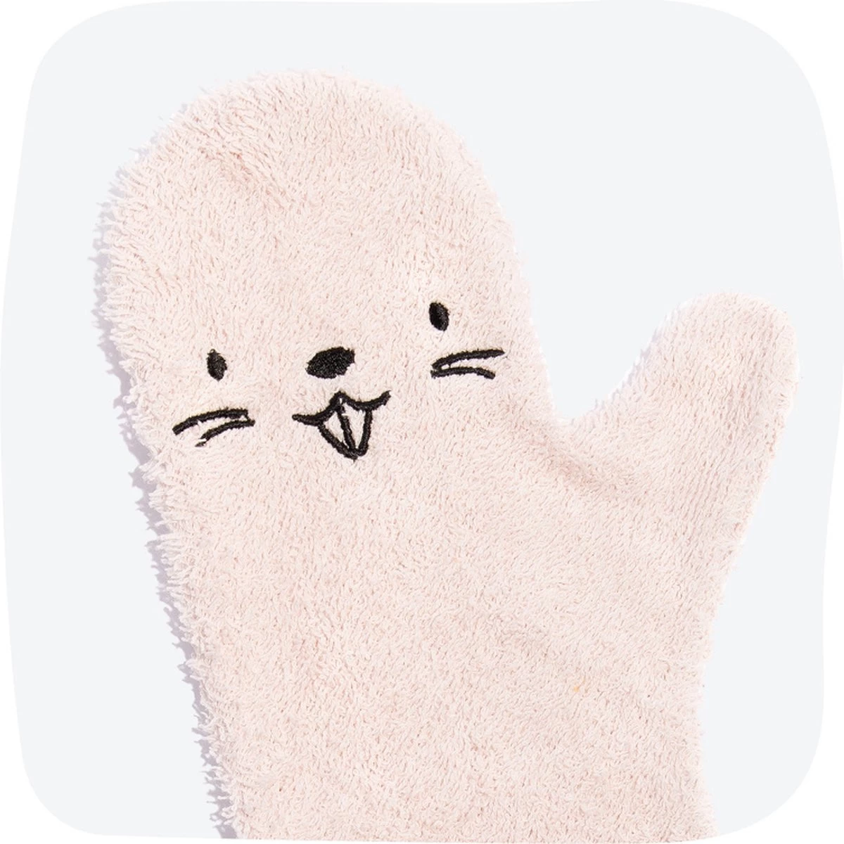 Invented 4 Kids - Douche Washandje - Washandjes - Roze Bever 2 Invented 4 Kids - Douche Washandje - Washandjes - Roze Bever - Afbeelding 2