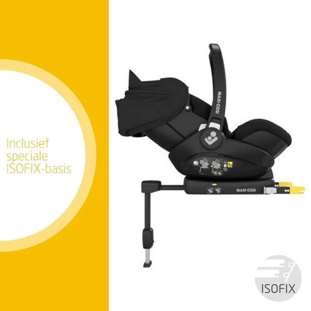 Maxi-Cosi Marble I-Size Autostoeltje Inclusief Base - Essential Black 6 Maxi-Cosi Marble I-Size Autostoeltje Inclusief Base - Essential Black - Afbeelding 6