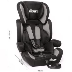 Kiduku Autostoeltje - Kinderstoel - Zwart/Grijs -Babyartikelen Winkel 1200x1200 296