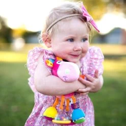 Playgro Clip Clop Rammelaar - Roze - Activiteitenspeeltje - Kraamkado -Babyartikelen Winkel 1200x1200 40