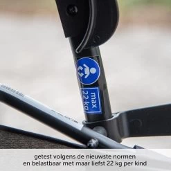 ABC Design Duo Kinderwagen Twin Circle Line - Inclusief Regenhoes - Woven Graphite -Babyartikelen Winkel 1200x1200 482