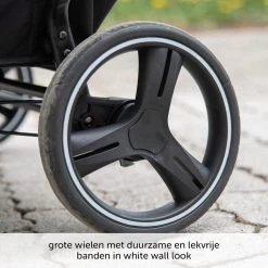 ABC Design Duo Kinderwagen Twin Circle Line - Inclusief Regenhoes - Woven Graphite -Babyartikelen Winkel 1200x1200 485