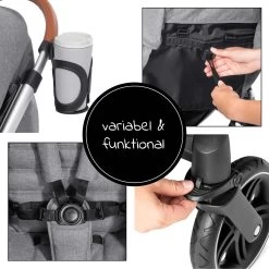 Hauck UpTown Buggy - Met één Hand Opvouwbaar - Grijs -Babyartikelen Winkel 1200x1200 503