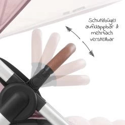 Hauck UpTown Buggy - Met één Hand Opvouwbaar - Roze -Babyartikelen Winkel 1200x1200 543