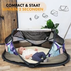 Deryan Baby Luxe Campingbedje – Inclusief Zelfopblaasbare Matras - Story -Babyartikelen Winkel 1200x1200 614