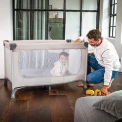 Hauck Dream N Play Campingbedje Set - Met Matras En Muggennet - Beige -Babyartikelen Winkel 1200x1200 616