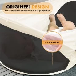 Deryan Infant Deluxe BabyBox Campingbedje - Cream + Inclusief Matras En Klamboe -Babyartikelen Winkel 1200x1200 619