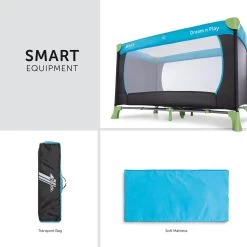 Hauck Dream N Play Campingbedje - Waterblue -Babyartikelen Winkel 1200x1200 625