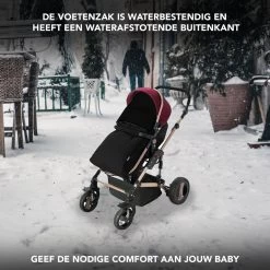 Achaté Voetenzak - Voor Kinderwagen Of Stoeltje – Baby Slaapzak - Autostoel - Zwart -Babyartikelen Winkel 1200x1200 673