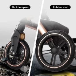 Merkloos BrightWise Luxe Kinderwagen 3 In 1 Van Voldoet Aan Alle Europese Veiligheidscertificaten - Wandelwagen - Kinderwagen 3-in-1 Incl Autostoel - Kinderwagen Maxi Cosi – Buggy 3 In 1 - Newborn - Zwart -Babyartikelen Winkel 1200x1200 676