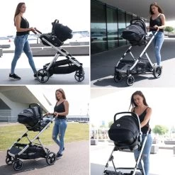 Deryan Evy Kinderwagen - Duo Kinderwagen - Uitbreidbaar - Inclusief Reiswieg - Creme -Babyartikelen Winkel 1200x1200 742