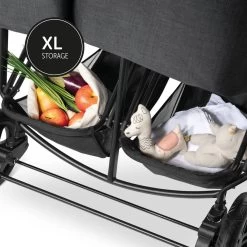 Hauck Uptown Duo Melange Broertje/zusje Kinderwagen Black -Babyartikelen Winkel 1200x1200 745