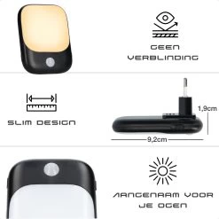 Nachtlampje Stopcontact Met Bewegingssensor Voor Kinderen & Volwassenen - Babykamer - Warm Wit - 2 Stuks -Babyartikelen Winkel 1200x1200 790