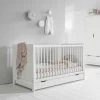 Petite Amélie ® Ledikant - Babybed Met Matras Wit 70x140 Cm - Meegroeibed 0 - 6 Jaar - Groeit Met Je Kind Mee