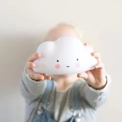 Lampje Kinderkamer/ Kinderlampje: Wolk - Wit | A Little Lovely Company -Babyartikelen Winkel 1200x1200 798