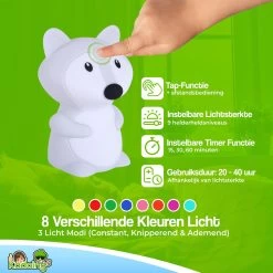 Kadoing Vos Nachtlamp (Groot) - Met TAP-ON & Afstandsbediening - Oplaadbaar - LED Lamp - Gender Reveal - Babyshower - Kraamcadeau - Verjaardag Baby - Babykamer - Bedlamp Kinderen - Kinderkamer - Kinderspeelgoed - SpeelgoedCadeau - Premium Kinderlamp -Babyartikelen Winkel 1200x1200 804