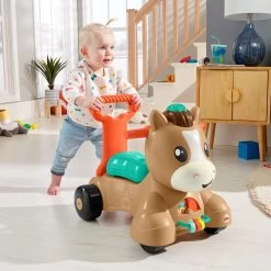 Fisher Price Fisher-Price Pony Loopvriendje - Looptrainer Baby - Bruin - Groen -Babyartikelen Winkel 1200x1200 82