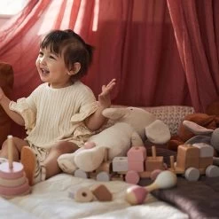 Jollein Baby Klamboe Vintage 245cm - Rosewood -Babyartikelen Winkel 1200x1200 850