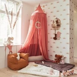 Jollein Baby Klamboe Vintage 245cm - Rosewood -Babyartikelen Winkel 1200x1200 851