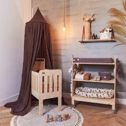 Jollein Baby Klamboe Vintage 245cm - Chestnut -Babyartikelen Winkel 1200x1200 875