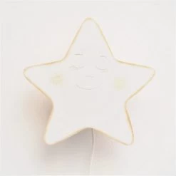 Arnhout Vrolijk Sfeerlampje Ster Wit/goud Voor Baby En Kinderkamer
