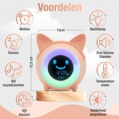 Kinderwekker – Slaaptrainer Kinderen – Slaapwekker Kinderen - Roze -Babyartikelen Winkel 1200x1200 922