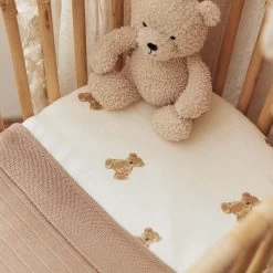 Jollein Baby Hoeslaken Jersey 40/50x80/90cm - Teddy Bear -Babyartikelen Winkel 1200x1200 981