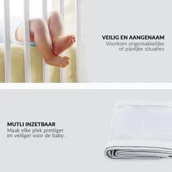 Buxibo - Baby Bed Omrander - Bedbumper - Hoofdbeschermer - Set Van 2 - 340x30cm & 160x30cm -Babyartikelen Winkel 1200x1200 998