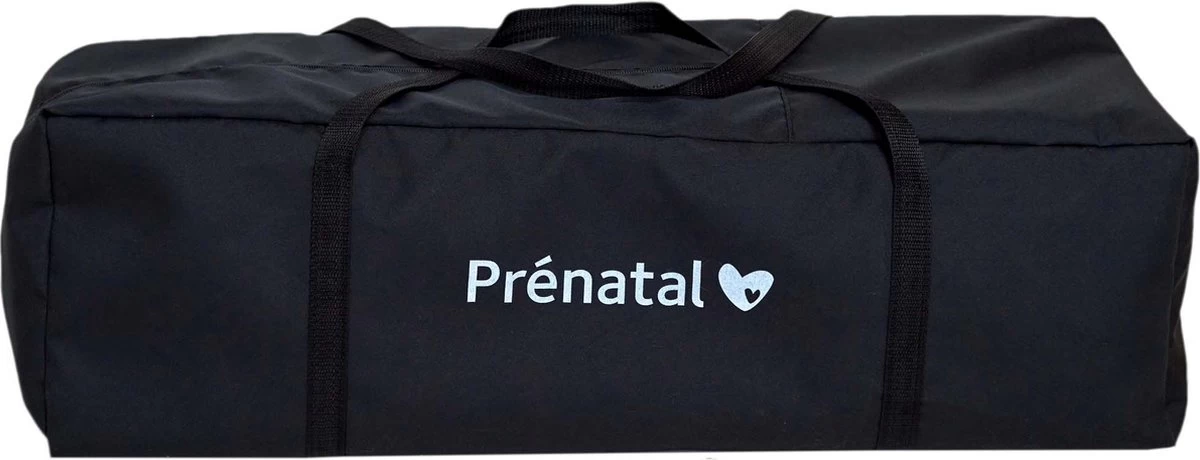 Prénatal Luxe Campingbedje Met Bodemmatras - Inclusief Draagtas - Inklapbaar Baby Campingbed - Met Wieltjes En Kruipluik - 120 X 60 Cm - Zwart 5 Prénatal Luxe Campingbedje Met Bodemmatras - Inclusief Draagtas - Inklapbaar Baby Campingbed - Met Wieltjes En Kruipluik - 120 X 60 Cm - Zwart - Afbeelding 5