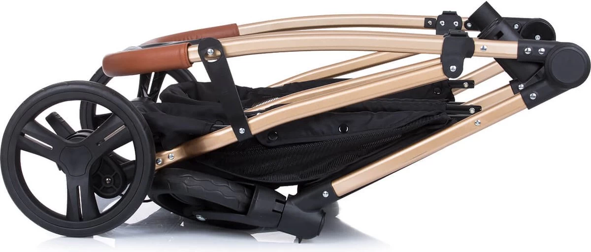 Duo Kinderwagen Chipolino Duo Smart Zwart, Incl. Luiertas 9 Duo Kinderwagen Chipolino Duo Smart Zwart, Incl. Luiertas - Afbeelding 9