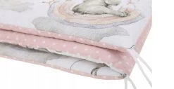 Bedbumper- Bedomrander- Olifant Wolf Ontwerp- 180x30cm -Babyartikelen Winkel 1200x615