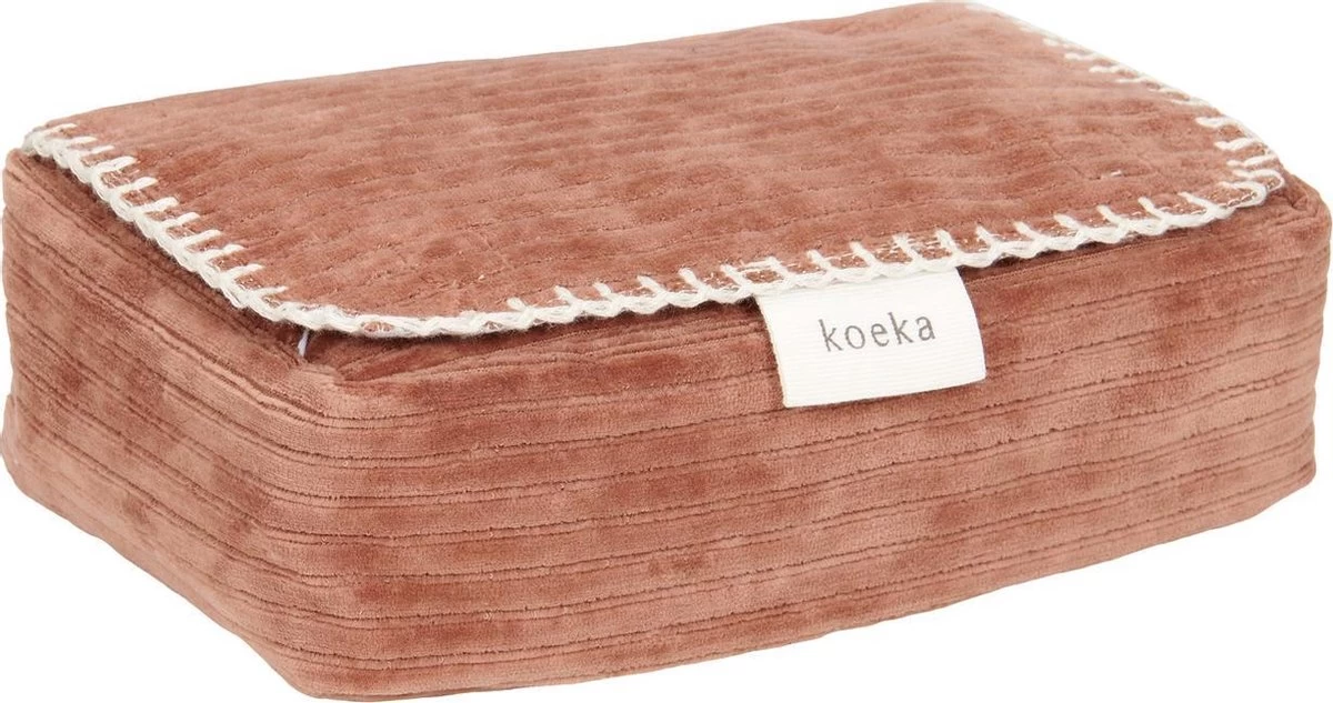Koeka Hoes Voor Babydoekjes Vik - Bruin 1 Koeka Hoes Voor Babydoekjes Vik - Bruin