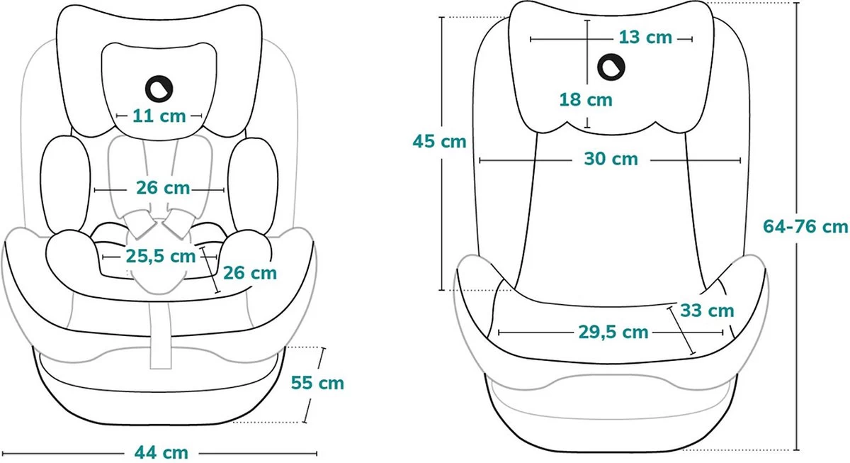 Lionelo Sander - Autostoel - ISOFIX 180° - Extra Zij-bescherming - Tot 36kg 4 Lionelo Sander - Autostoel - ISOFIX 180° - Extra Zij-bescherming - Tot 36kg - Afbeelding 4