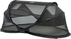Deryan Baby Luxe Campingbedje – Inclusief Zelfopblaasbare Matras - Zwart -Babyartikelen Winkel 1200x665 1