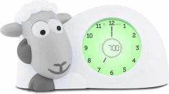 Zazu Sam Slaaptrainer - Met Nachtlamp Functie En Slaaptimers - Grijs / Wit -Babyartikelen Winkel 1200x672 5