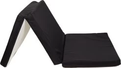 Ding Zwart Opvouwbaar Matras In Tas 60 X 120 Cm DI-271810