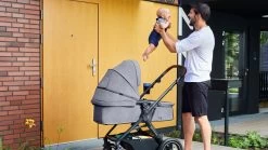 Kinderkraft B-Tour Ash Grey 3-in-1 Combi Kinderwagen Incl. Autostoel KSBTOU00DGR3000 -Babyartikelen Winkel 1200x675 8