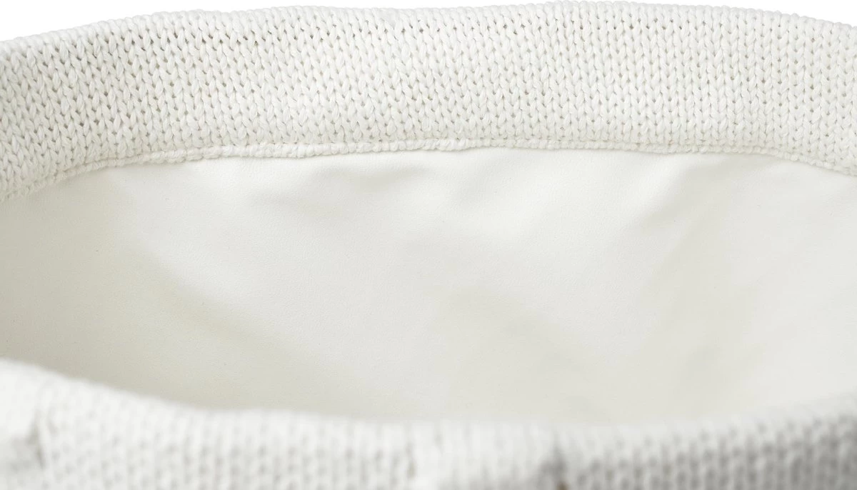 Meyco Commodemand Medium Knots - Offwhite - 26x19xh16cm 3 Meyco Commodemand Medium Knots - Offwhite - 26x19xh16cm - Afbeelding 3