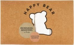 HappyBear | Microvezel Booster Set - 4 Stuks | Wasbare Luiers | Inleggers -Babyartikelen Winkel 1200x738 2