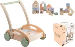 Jouéco® - The Wildies Family Loopauto Met Blokken -Babyartikelen Winkel 1200x763