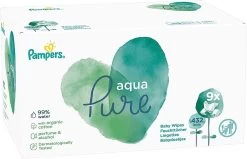 PampersĀ® Pampers Aqua Pure Billendoekjes - 432 Stuks