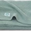 Jollein Baby Deken Wieg 75x100cm Basic Knit - Forest Green